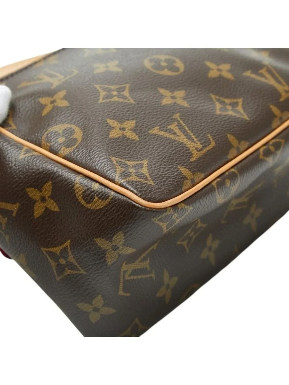 Louis Vuitton Monogram Viva Cite PM Crossbody Shoulder Bag Brown Leather